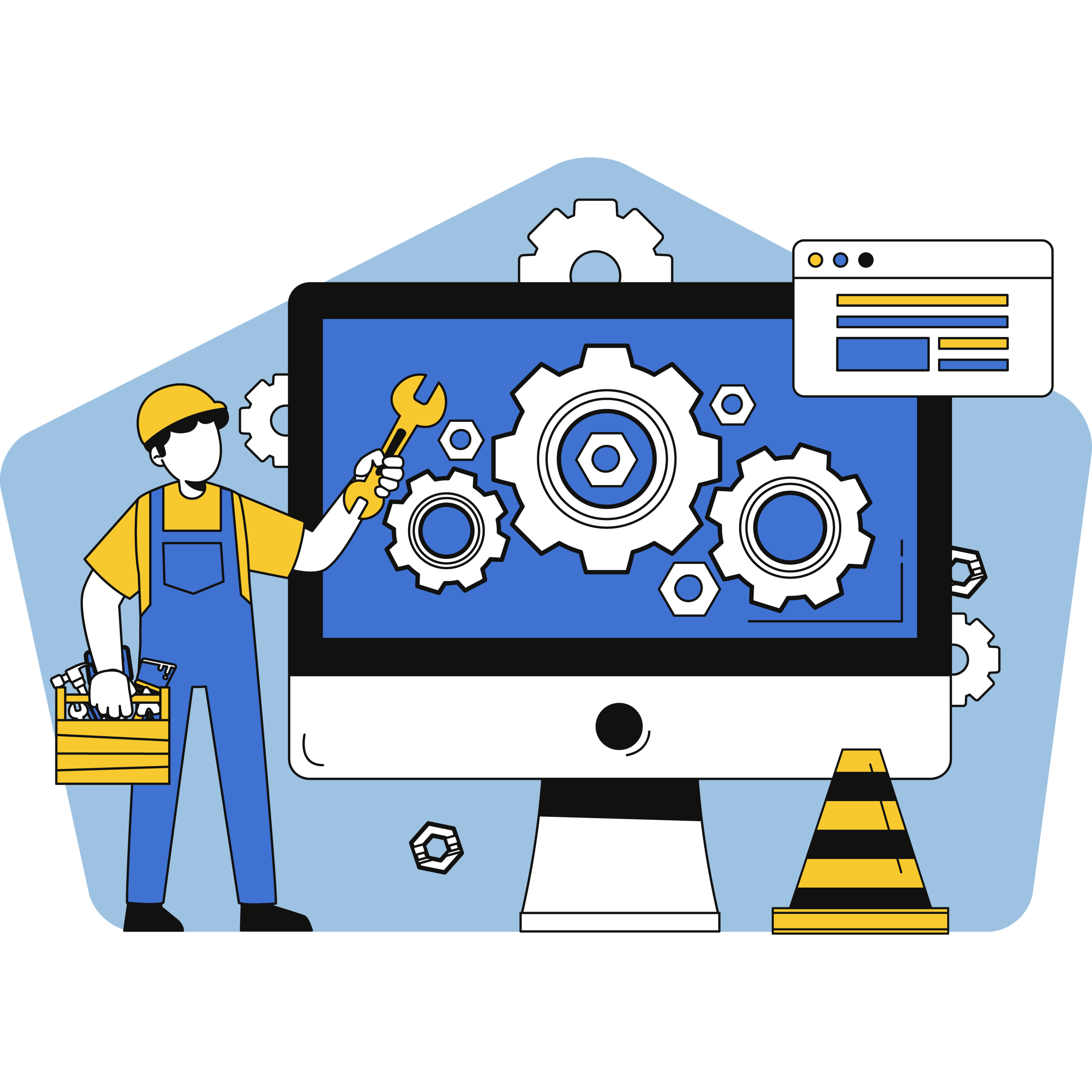 Web maintenance scaled